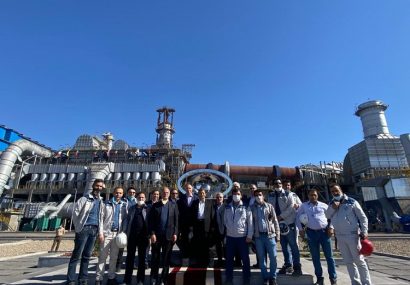 افتتاح کارخانه گندله سازی ۵ میلیون تنی سه چاهون در بافق یزد