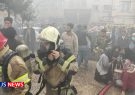 آتش‌سوزی برج ۱۵ طبقه مسکونی در تهران/۱۰۰ نفر نجات یافتند